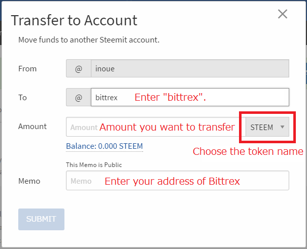 how to exchange steem for bitcoin on bittrex